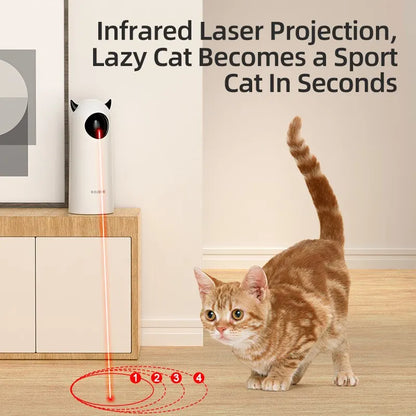 Interactive Smart LED Laser Cat Toy - Automatic Handheld Electronic Teaser for Indoor Pets