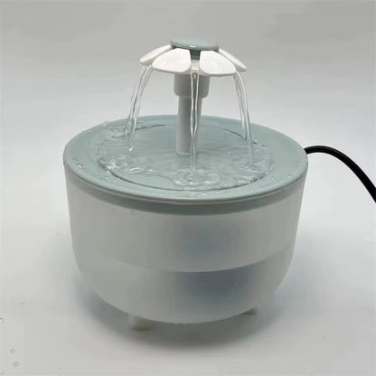 Automatic Pet Water Fountain with USB Electric Filter - 1200ml Silent Cat Drinking Bowl and Recirculating Water Dispenser