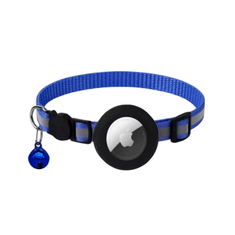 Adjustable Reflective Breakaway Cat Collar with Holder and Bell for Kittens and Small Cats - 0.4 Inch, Daily Use Without Locator