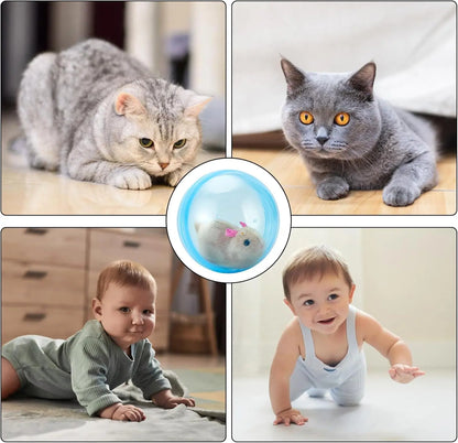 Smart Cat Toy - USB Rechargeable Auto-Rolling Ball for Interactive Play with Indoor Cats