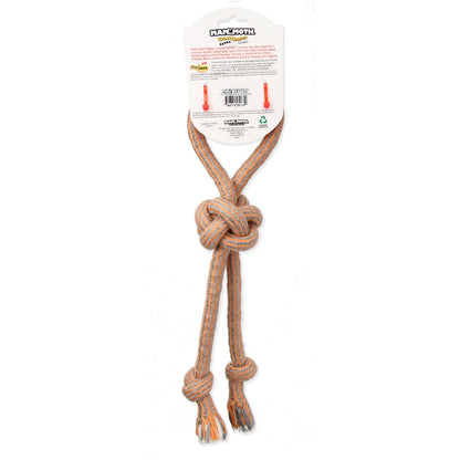 Flossy Chews 18-Inch Extra Double-Tug Cotton-Blend Dog Toy with Loop Handle, Assorted Colors